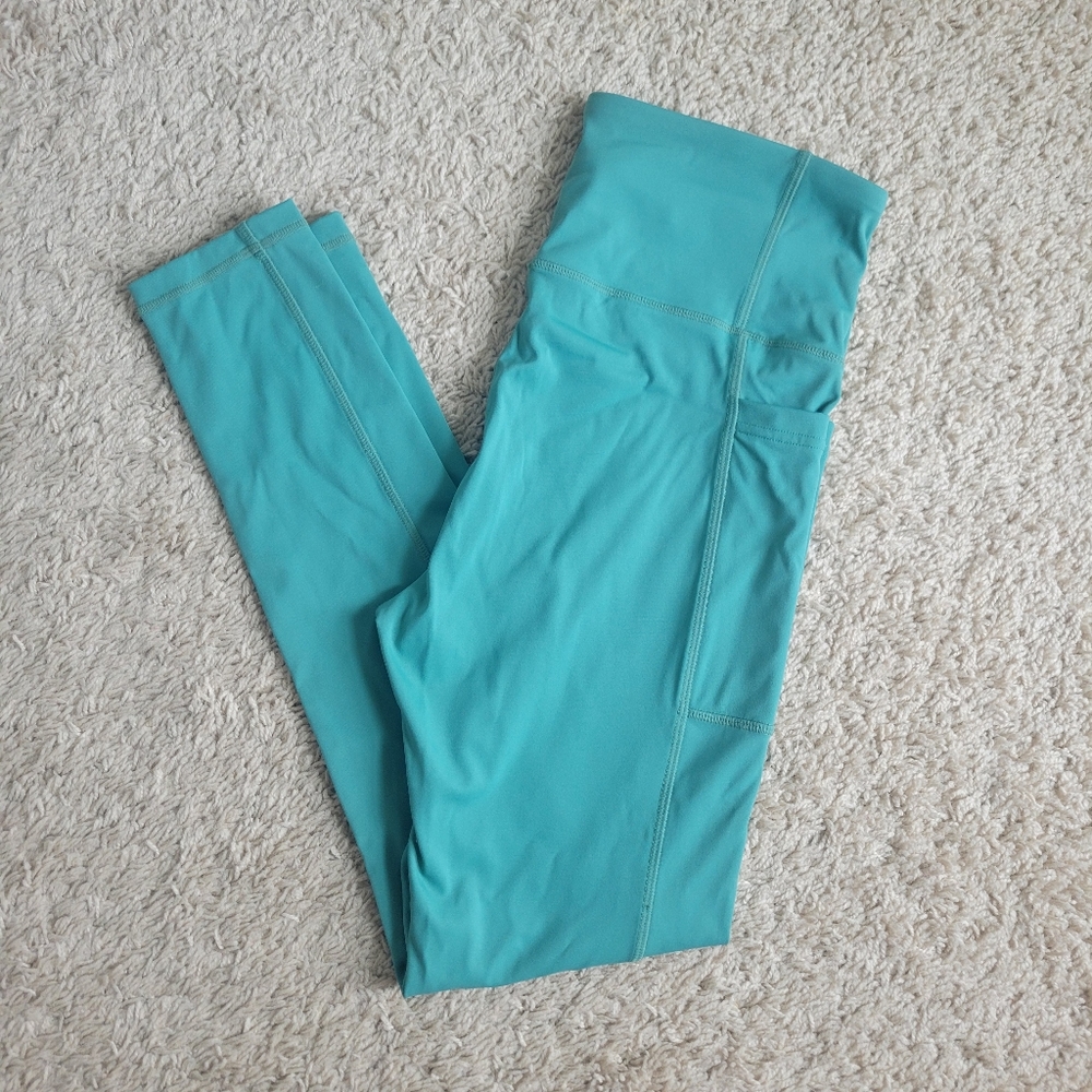 Tone It Up  Leggings Size M Mint Green Pockets
